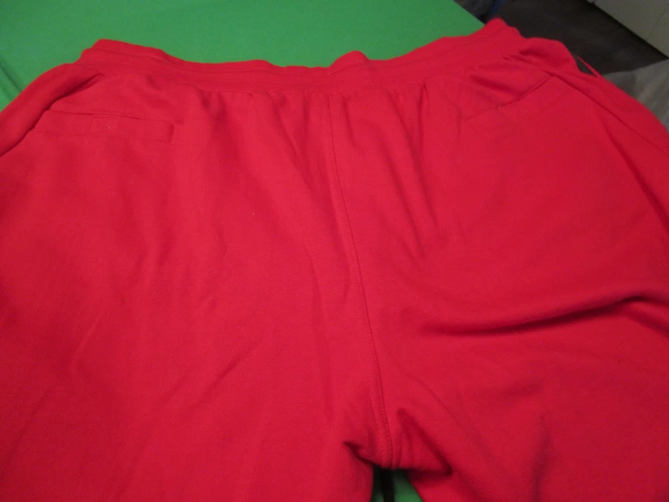 NEW NBA CHICAGO BULLS MENS JOGGER SWEAT PANTS RED 4XL - Image 3 of 4