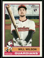 2025 Topps Heritage High Number - Will Wilson #583 (RC) - Guardians