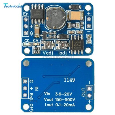 DC-DC 3.6-20V to 150-500V Constant Current Boost Step-up Power Supply Module