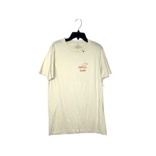 O'Neill Modern Fit Cosmos T Shirt Men's Sz S Cream Orange NWT Beach Surf Sailing