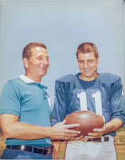 Allie Sherman Earl Morrall Giants 1965 Training Camp Print McKenna Daily News