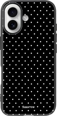 Cute Polka Dot Phone Case for iPhone 17 Matte Finish Soft Touch TPU Anti Fingerp