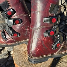 Garmont Race telemark leather ski boots. 43 EU / 8¾ UK / 9¼ US. 75mm / pin