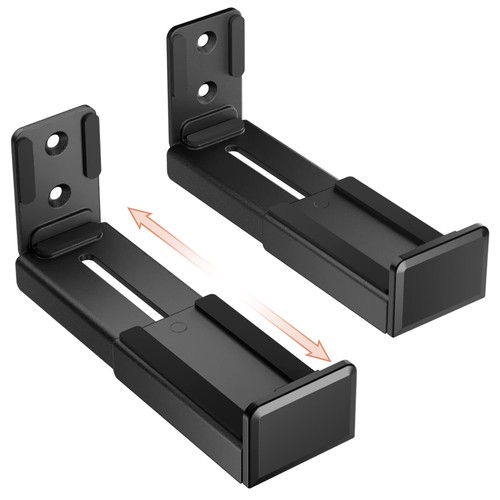 PUTORSEN Soundbar Wall Mount Bracket, Speaker Wall Mount, Dual speaker Bracket 