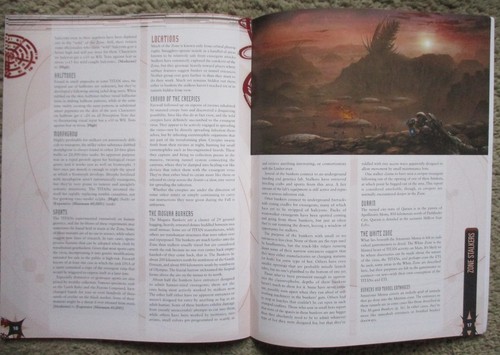 ZONE STALKERS: ECLIPSE Phase libro de fuentes (mayo de 2014) Posthuman Studios juego de rol de ciencia ficción - Imagen 4 de 5