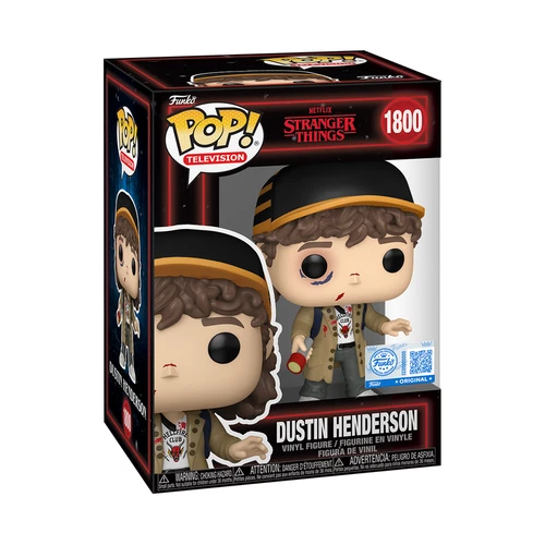 Stranger Things Funko Season 5 DUSTIN #1800 (Battle) HT EXCLUSIVE - IN STOCK!