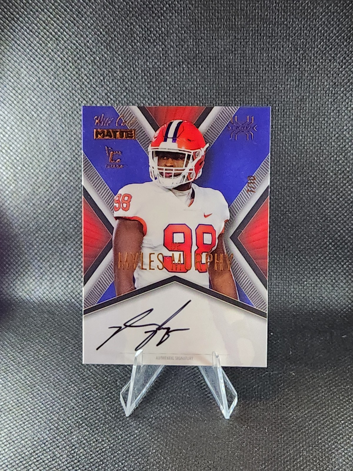 Myles Murphy Wild Card Matte White Premium Edition X-Plode Autographs #MXPA Base