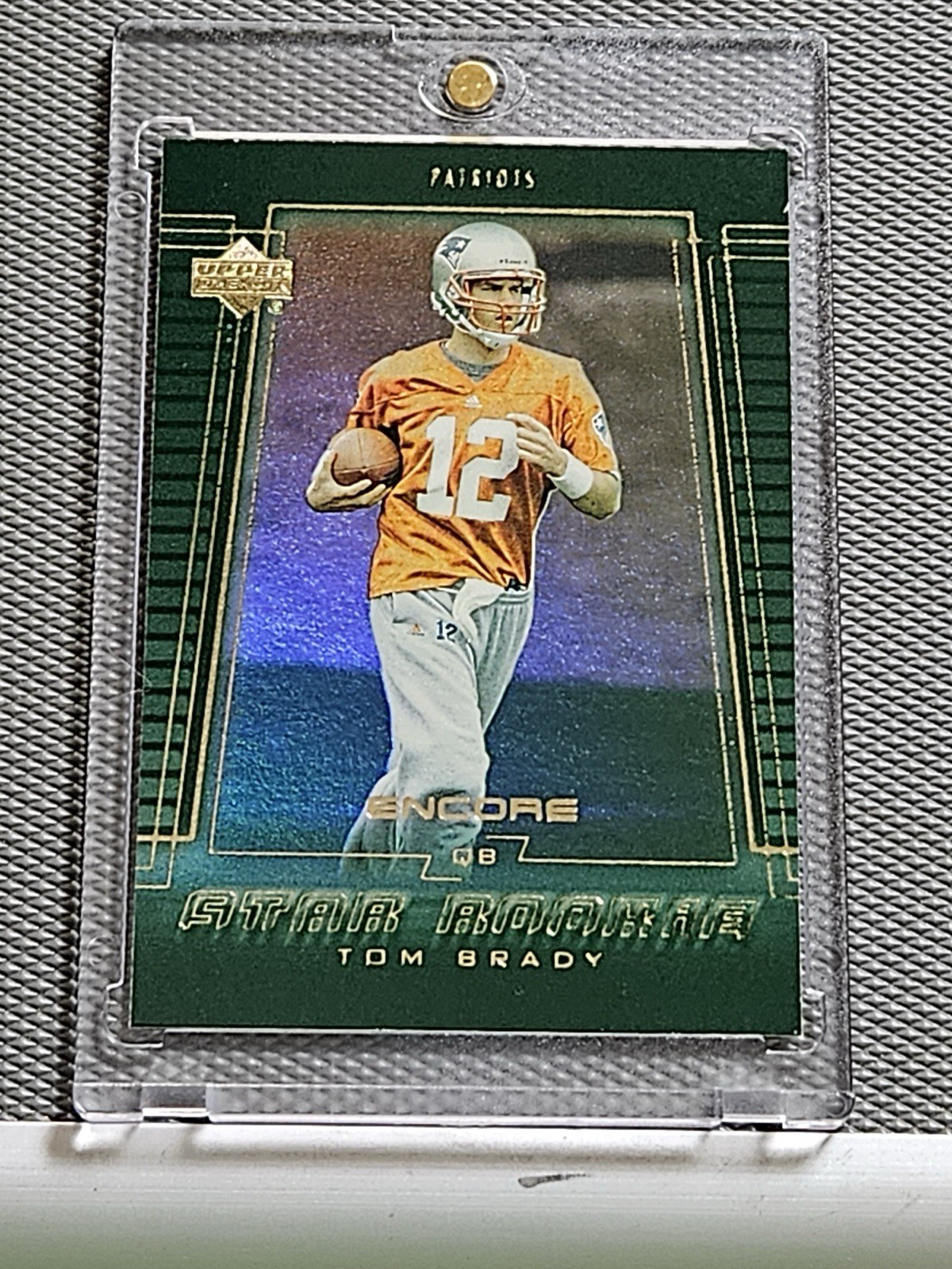 2000 Upper Deck Encore Star Rookie # 254 Tom Brady RC - Patriots
