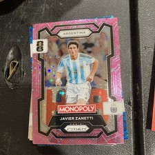 2026 Prizm Monopoly FIFA World Cup PINK STARS SSP Javier Zanetti Argentina!💥
