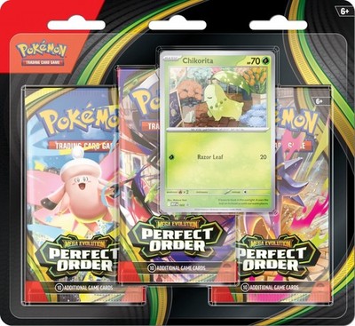 Pokemon - TCG Mega Evolution Perfect Order 3-Pack Blister