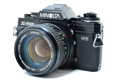 tested  NEAR MINT  Minolta NEW X-700 Black 35mm SLR MC 50mm F/1.4 From JAPAN