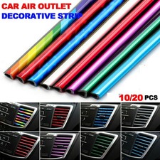 10-20 Car Air Conditioner Air Outlet Decoration Strip Cover Interior Accessories
