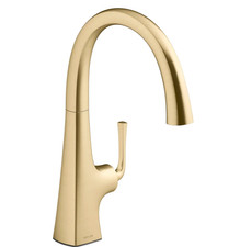 Kohler Graze K-22065-2MB Prep Bar Kitchen Sink Faucet Brushed Moderne Brass NEW
