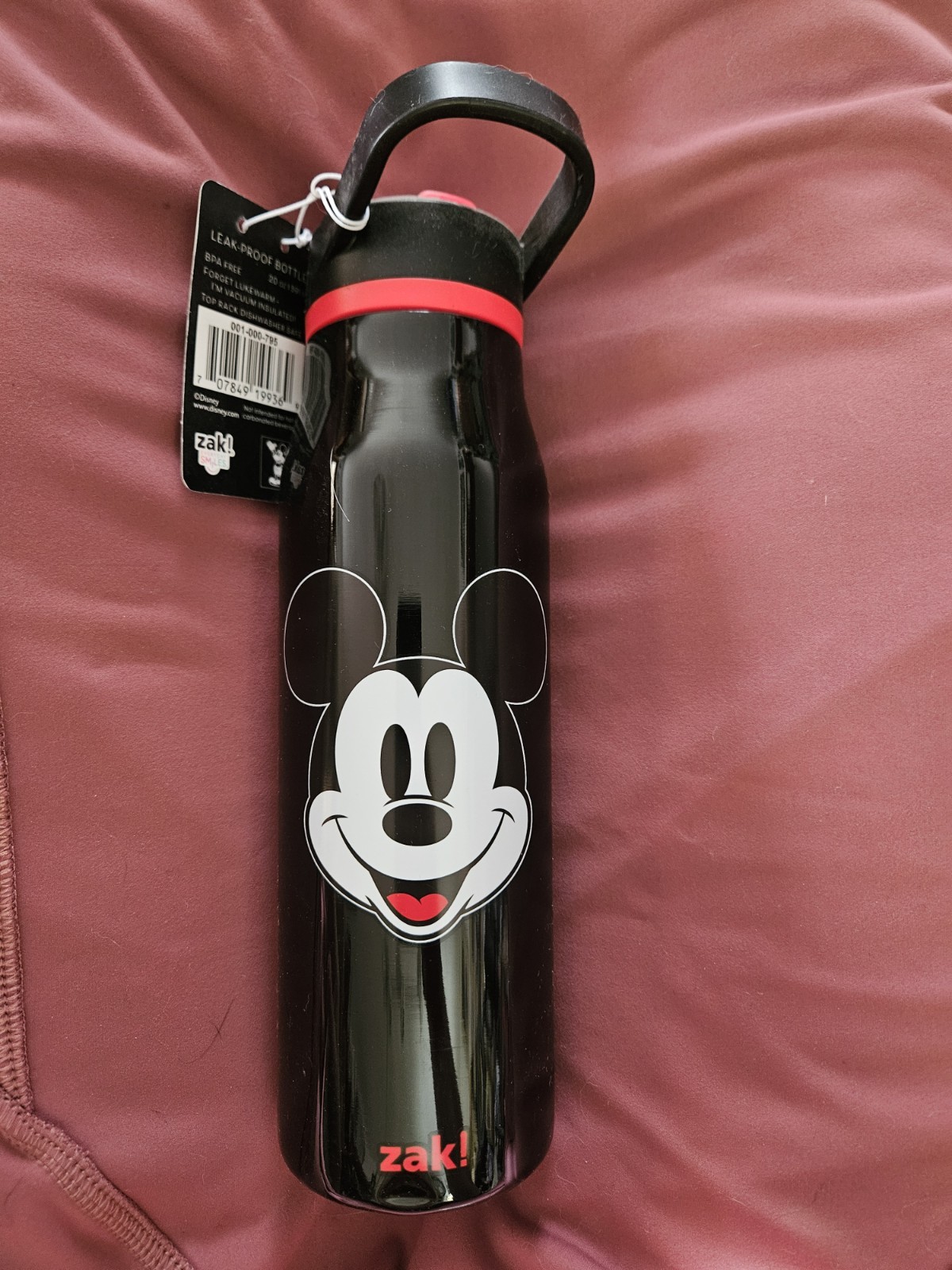 Disney Mickey and Minnie Stainless Steel Water Bottle 20oz, 