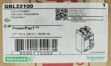 SQUARE D SCHNEIDER ELECTRIC QBL22100 2 Pole 100 AMP Type QBL POWERPACT Circuit