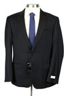 Emporio Armani Blazer 44 R Black Solid Virgin Wool G Line Sport Coat Italy $1495