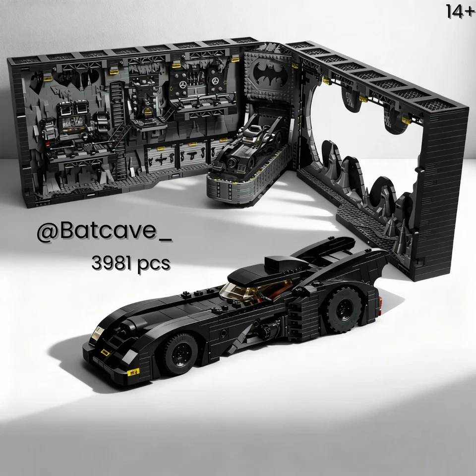 π¦ 3981PCS MOC 76252 Batcave Shadow Box β Super Heroes Modular Building Set π - Image 2 of 4
