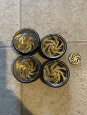 12524 Scale Chromegold 30 Mtw Style Spokes Printed Model Car Rims And Tires