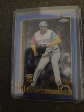 2025 TOPPS CHROME Mason Miller BLUE WAVE /150