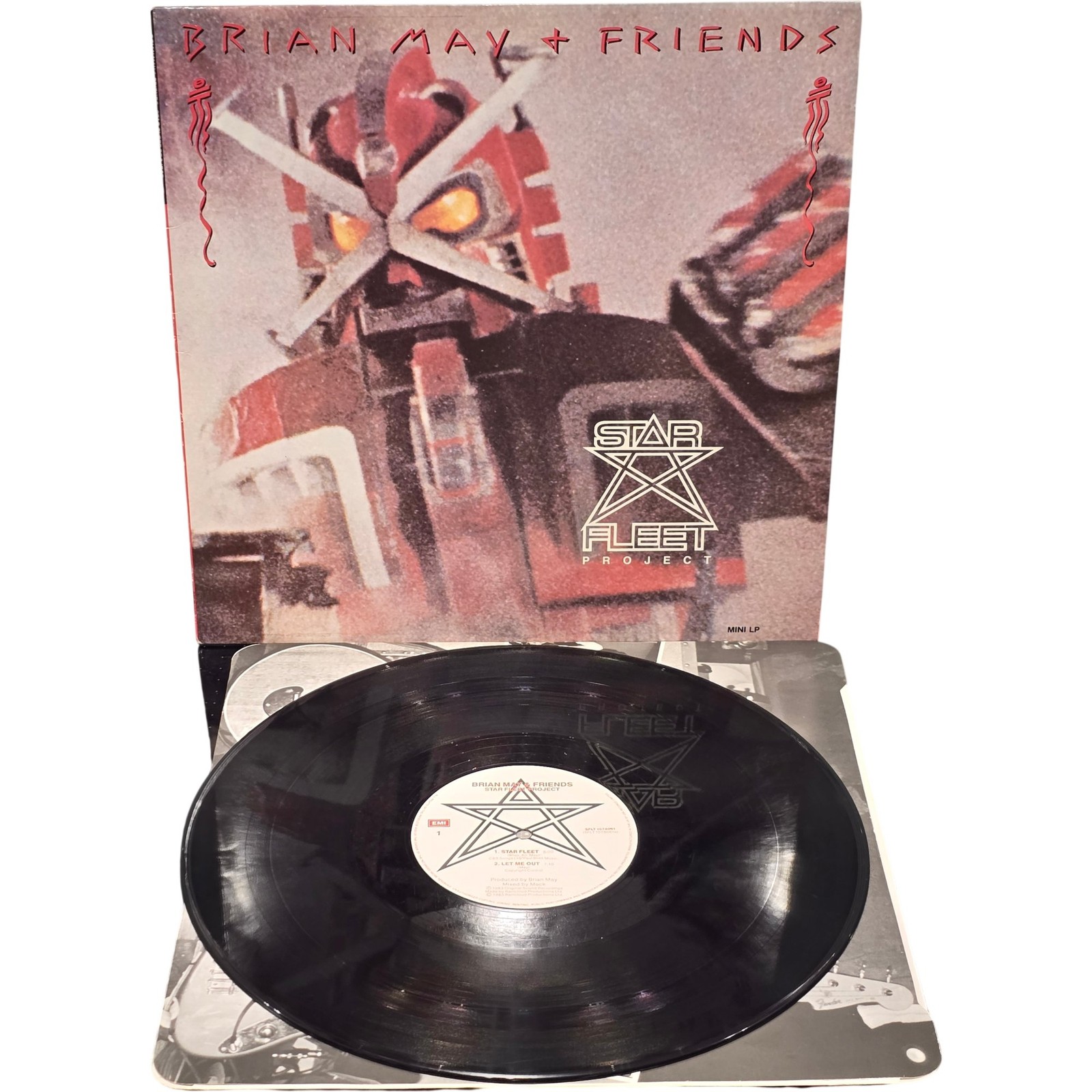 Brian May + Friends Star Fleet Project Mini LP 1983 EMI Rock Vinyl