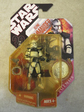 2007 Star Wars Saga Legends Clone Commander 3.75  Figure Hasbro MOC