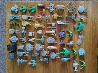 55 Star Trek Micro Machines Lot Used But In Great Condition No Stands Included
