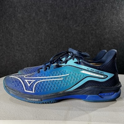 Mizuno Wave Exceed Tour 6 Men s Tennis Shoes Size 10.5 Blue/Teal
