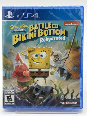 Spongebob Squarepants Battle for Bikini Bottom Rehydrated PlayStation 4 SEALED!