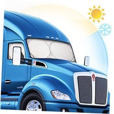 Semi-Truck Sun Shade for Windshield and Side Windows  300T Sunshade Maximum