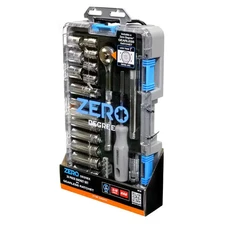 Zero Degree 25-Piece 3/8 Drive SAE Tool Set with Gearless Ratchet 38130