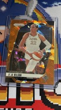 A’ja Wilson 2024 Panini WNBA Prizm #86 Orange Ice Prizm Las Vegas Aces