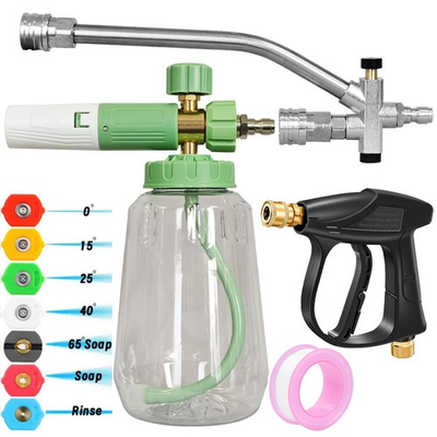 #ad Foam Cannon for Pressure Washer with Dual Connector amp; Short Pressure Washer Kit $33.99