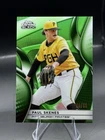 2025 Topps Chrome Black Paul Skenes #109 Green Refractor /99