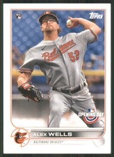 2022 Topps Opening Day #23 Alex Wells  Baltimore Orioles 45884