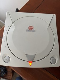 Sega Dreamcast White Console &ldquo;FOR PARTS/REPAIR&rdquo; HKT3010 Used With Power Cord