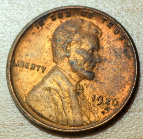 1926 S Lincoln Wheat Cent AU