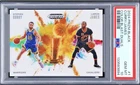 STEPHEN CURRY LEBRON JAMES 2024-25 PRIZM BLACK COLOR BLAST DUALS PSA 10 B096