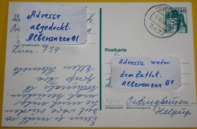 Ganzsache. Postkarte DBP MI: P104 Ab Höxter/Oerlinghausen am 6.10.1977. (11.514)