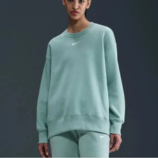 Nike Women's Sportswear Phoenix Fleece Oversized Crew-Neck Sweatshirt Sz M