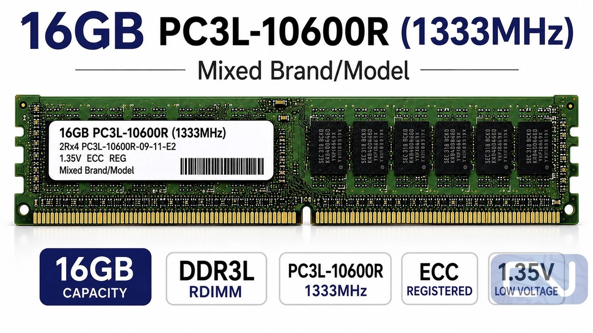 16GB DDR3 ECC Network Server RAM for sale | eBay