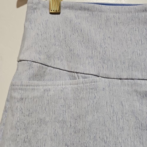 Short Bleu Marine En Effet Lin Texturé À Rayures | Ensembles | PLT FR