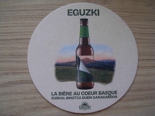 Sous Bock bière Eguzki ( nouvelle) recto/verso