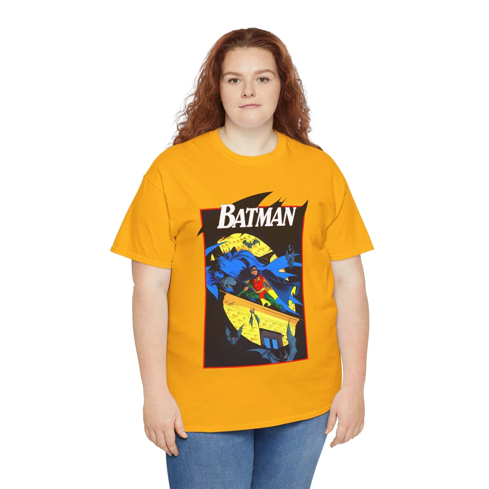 Batman & Robin T-Shirt - Norm Breyfogle Art - DC Comics - Dynamic Duo - Gotham