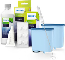 Philips Coffee Machine Maintenance Kit: Descaler, Grease, Filters & Brush