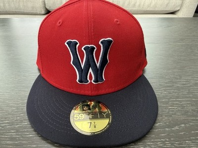 Worcester Red Sox Woo Sox New Era Minor League Baseball Men s Fitted Hat 7 7/8