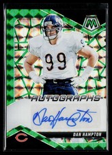 2025 Panini Mosaic Dan Hampton Auto Choice Fusion Green and Black #/25