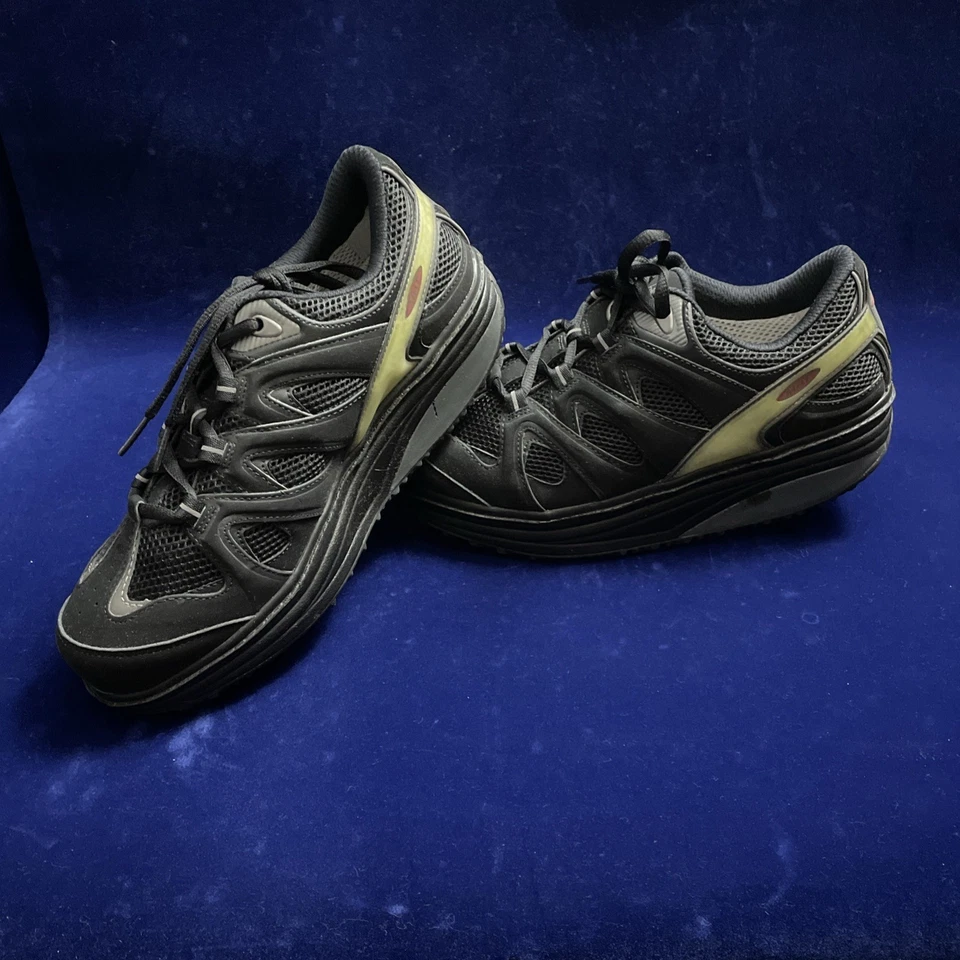 NUEVO MBT Sport 2 Para mujeres Cuero Negro Textil Zapatos Tenis para Caminar Talla 9 Foto 3 de 4