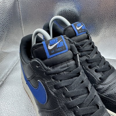 Size - 11 Nike Air Force 1 Black Royal Blue Mens Athletic  display picture 3