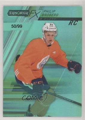 2020-21 Upper Deck Synergy FX Rookies Green 50/99 Philip Broberg #FXR-PB RC s9z