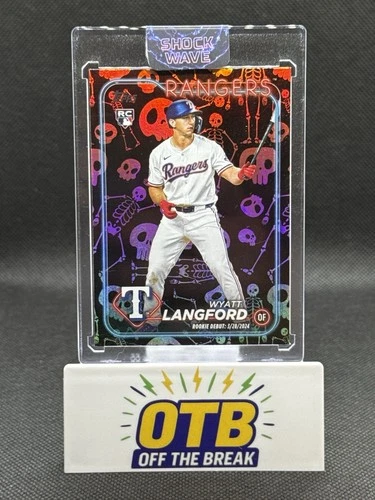 2024 Topps Update Series - Rookie Debut Wyatt Langford #US341 Mummy /50 (RC)